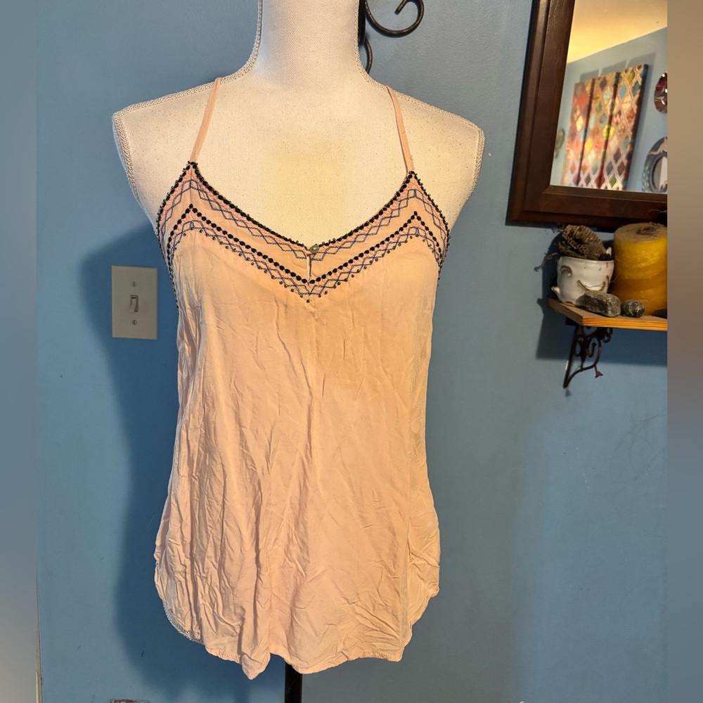 Forever 21, Pastel Pink, Beaded, Tank Top